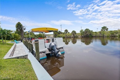 WOW! 2024 Gulf Access Pool Home on a Wide Canal - One Bridge to on Burnt Store Golf Club in Florida - for sale on GolfHomes.com, golf home, golf lot
