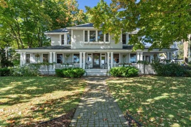Built on a spacious scenic lot on the north side of Downtown on Charlevoix Golf Club in Michigan - for sale on GolfHomes.com, golf home, golf lot