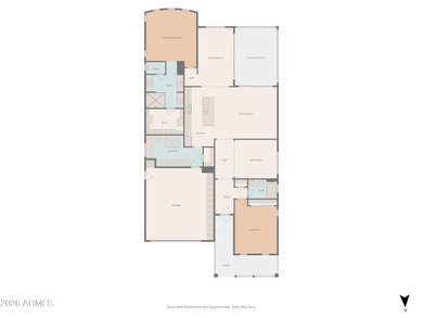 Welcome to Trilogy at Verde River! This corner-lot home with a on Vista Verde Golf Course in Arizona - for sale on GolfHomes.com, golf home, golf lot