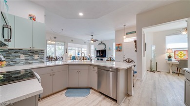 Welcome home! This beautifully updated 2-bedroom, 2-bath + Den on Burnt Store Golf Club in Florida - for sale on GolfHomes.com, golf home, golf lot