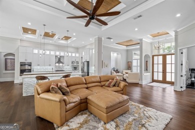 Walk into this stunning contemporary single story home w/no on The Governors Towne Club in Georgia - for sale on GolfHomes.com, golf home, golf lot