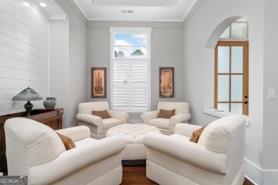 Walk into this stunning contemporary single story home w/no on The Governors Towne Club in Georgia - for sale on GolfHomes.com, golf home, golf lot