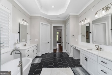 Walk into this stunning contemporary single story home w/no on The Governors Towne Club in Georgia - for sale on GolfHomes.com, golf home, golf lot