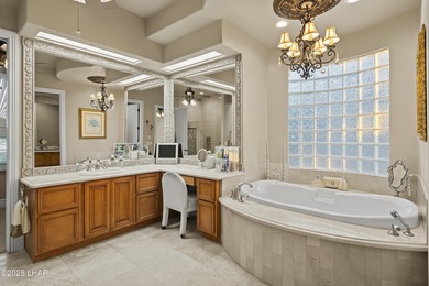 Welcome to 2325 Demaret Drive, an iconic and timeless estate on London Bridge Golf Course in Arizona - for sale on GolfHomes.com, golf home, golf lot