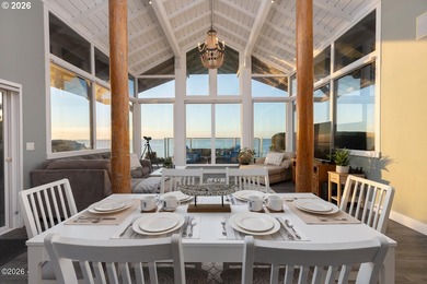 Oceanfront luxury meets modern coastal living in this stunning on Salishan Spa and Golf Resort in Oregon - for sale on GolfHomes.com, golf home, golf lot