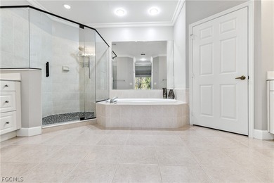 Step into elevated Florida living in this beautifully updated on Shadow Wood Preserve in Florida - for sale on GolfHomes.com, golf home, golf lot