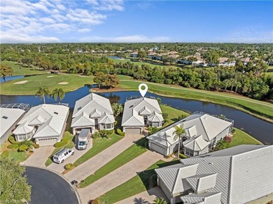 Enjoy exceptional privacy and breathtaking panoramic lake and on Estero Country Club in Florida - for sale on GolfHomes.com, golf home, golf lot