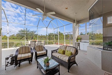 Enjoy exceptional privacy and breathtaking panoramic lake and on Estero Country Club in Florida - for sale on GolfHomes.com, golf home, golf lot