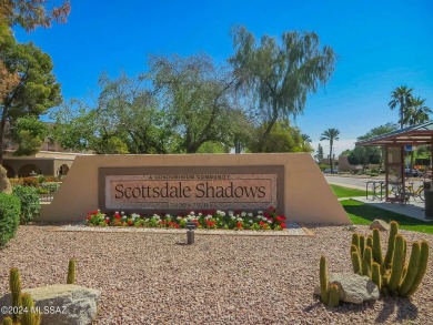 Nestled in the heart of Scottsdale, this exquisite 2-bedroom on Scottsdale Shadows in Arizona - for sale on GolfHomes.com, golf home, golf lot