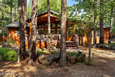 Stunning turnkey-furnished home in Pinetop Lakes with coveted on Pinetop Lakes Country Club in Arizona - for sale on GolfHomes.com, golf home, golf lot