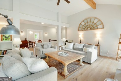 Updated 4BD/3.5BA, 2,928 sqft golf-front cottage in The Orchard on The Orchard Golf and Country Club in Georgia - for sale on GolfHomes.com, golf home, golf lot