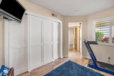 Dramatic lake, fairway and views of the Santa Rosa Mountains on Palm Royale Country Club in California - for sale on GolfHomes.com, golf home, golf lot