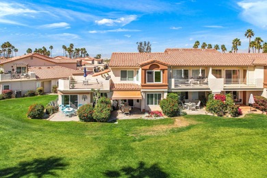 Dramatic lake, fairway and views of the Santa Rosa Mountains on Palm Royale Country Club in California - for sale on GolfHomes.com, golf home, golf lot