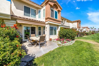 Dramatic lake, fairway and views of the Santa Rosa Mountains on Palm Royale Country Club in California - for sale on GolfHomes.com, golf home, golf lot