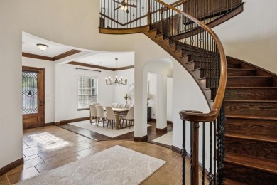 Stunning former model home perfectly positioned on the 13th hole on Lantana Golf Club in Texas - for sale on GolfHomes.com, golf home, golf lot