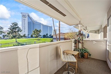 Fully furnished unit offering Strip, golf course, and pool views on Las Vegas Country Club in Nevada - for sale on GolfHomes.com, golf home, golf lot