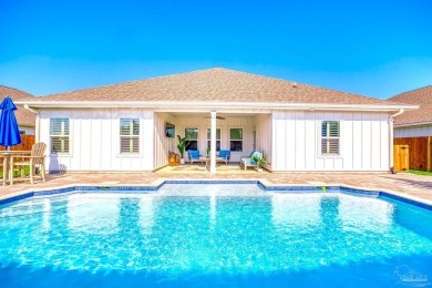 Step into your private oasis.  Beautiful 4 bed, 3 bath Saltwater on Tiger Point Golf and Country Club in Florida - for sale on GolfHomes.com, golf home, golf lot