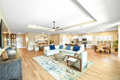 Step into your private oasis.  Beautiful 4 bed, 3 bath Saltwater on Tiger Point Golf and Country Club in Florida - for sale on GolfHomes.com, golf home, golf lot