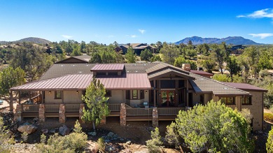 Located on a cul-de-sac, this stunning mountain luxury custom on Talking Rock Golf Club in Arizona - for sale on GolfHomes.com, golf home, golf lot