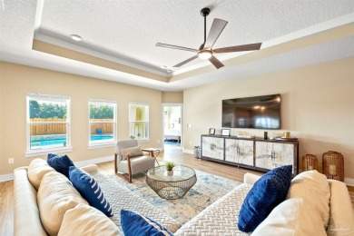 Step into your private oasis.  Beautiful 4 bed, 3 bath Saltwater on Tiger Point Golf and Country Club in Florida - for sale on GolfHomes.com, golf home, golf lot