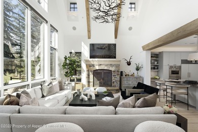 This updated Chateau is truly a work of art. Sleek interior on Aspen Golf Club in Colorado - for sale on GolfHomes.com, golf home, golf lot