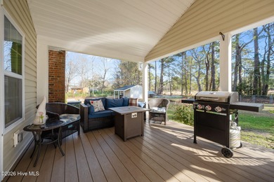 Welcome home! This spacious 4-bedroom 2.5 bathroom beauty is on Jacksonville Country Club in North Carolina - for sale on GolfHomes.com, golf home, golf lot