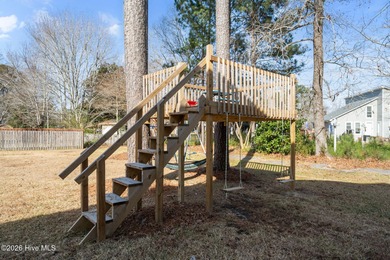Welcome home! This spacious 4-bedroom 2.5 bathroom beauty is on Jacksonville Country Club in North Carolina - for sale on GolfHomes.com, golf home, golf lot
