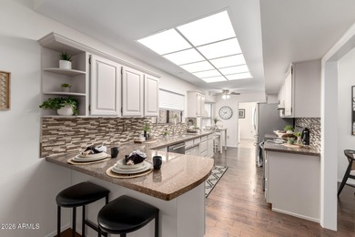 NEW ROOF 2022. NEW HVAC 2021. All new interior paint, HARDWOOD on Grandview Golf Course in Arizona - for sale on GolfHomes.com, golf home, golf lot