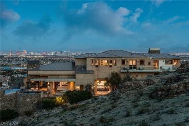 Spectacular home perched high above the city with stunning on Red Rock Country Club in Nevada - for sale on GolfHomes.com, golf home, golf lot
