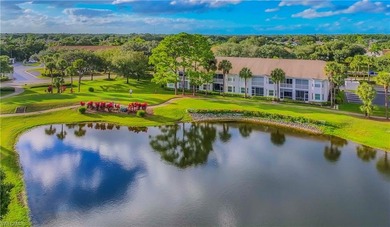 This sunfilled 2 bed, 2 bath 1st floor condo backing to the 8th on Villages of Country Creek Golf Course in Florida - for sale on GolfHomes.com, golf home, golf lot