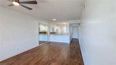 This sunfilled 2 bed, 2 bath 1st floor condo backing to the 8th on Villages of Country Creek Golf Course in Florida - for sale on GolfHomes.com, golf home, golf lot