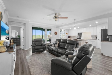 Enjoy front-row views of the fairway from this ground-floor on Lakewood National Golf Club in Florida - for sale on GolfHomes.com, golf home, golf lot