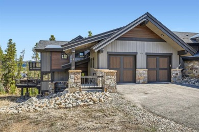 Walk into luxury in this mountain modern paired home in the on Breckenridge Golf Club in Colorado - for sale on GolfHomes.com, golf home, golf lot