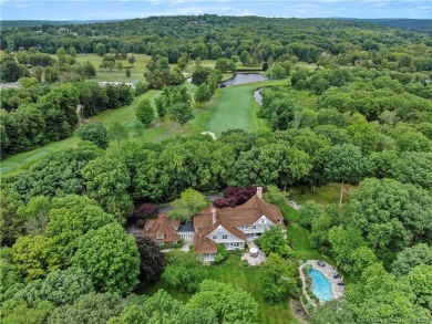 Set on 4.5 idyllic park-like acres overlooking Aspetuck Valley on Aspetuck Valley Country Club in Connecticut - for sale on GolfHomes.com, golf home, golf lot