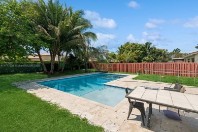 Large Pool and Patio to play in. Big fenced backyard is perfect on Keys Gate Golf Club in Florida - for sale on GolfHomes.com, golf home, golf lot