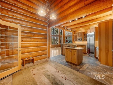 Spectacular Meadowcreek Log home with incredible mtn views. 5 on Meadowcreek Golf Resort in Idaho - for sale on GolfHomes.com, golf home, golf lot