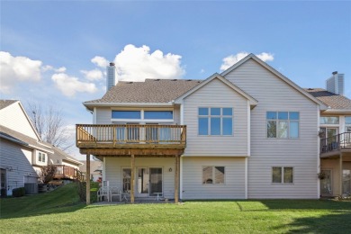 This stunning ranch townhome with finished walkout basement on Des Moines Golf and Country Club in Iowa - for sale on GolfHomes.com, golf home, golf lot