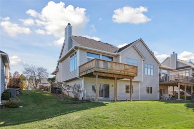 This stunning ranch townhome with finished walkout basement on Des Moines Golf and Country Club in Iowa - for sale on GolfHomes.com, golf home, golf lot