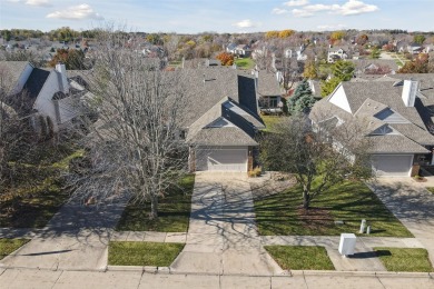 This stunning ranch townhome with finished walkout basement on Des Moines Golf and Country Club in Iowa - for sale on GolfHomes.com, golf home, golf lot