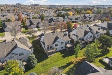 This stunning ranch townhome with finished walkout basement on Des Moines Golf and Country Club in Iowa - for sale on GolfHomes.com, golf home, golf lot