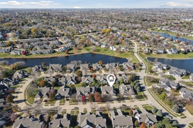 This stunning ranch townhome with finished walkout basement on Des Moines Golf and Country Club in Iowa - for sale on GolfHomes.com, golf home, golf lot