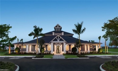 Discover luxury living within the serene coastal modern ambiance on Old Corkscrew Golf Club in Florida - for sale on GolfHomes.com, golf home, golf lot