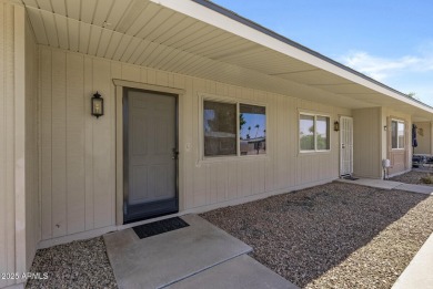 Updated and move-in ready! This 2 bed, 2 bath patio home in Sun on Sun City Lakes West and East in Arizona - for sale on GolfHomes.com, golf home, golf lot