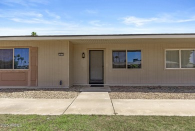 Updated and move-in ready! This 2 bed, 2 bath patio home in Sun on Sun City Lakes West and East in Arizona - for sale on GolfHomes.com, golf home, golf lot