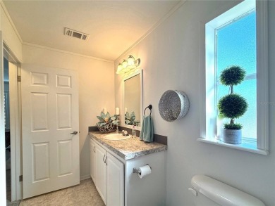 Live the Florida Dream!  This stunning, like-new, 2016 2-bedroom on Apollo Beach Golf and Sea Club in Florida - for sale on GolfHomes.com, golf home, golf lot