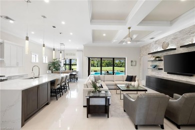 A true showpiece of modern luxury, this one of a kind Pinnacle on Calusa Pines Golf Club in Florida - for sale on GolfHomes.com, golf home, golf lot