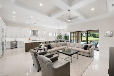 A true showpiece of modern luxury, this one of a kind Pinnacle on Calusa Pines Golf Club in Florida - for sale on GolfHomes.com, golf home, golf lot