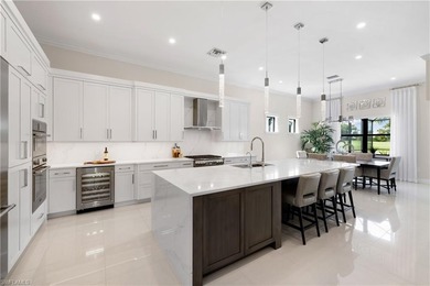 A true showpiece of modern luxury, this one of a kind Pinnacle on Calusa Pines Golf Club in Florida - for sale on GolfHomes.com, golf home, golf lot