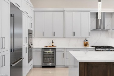 A true showpiece of modern luxury, this one of a kind Pinnacle on Calusa Pines Golf Club in Florida - for sale on GolfHomes.com, golf home, golf lot