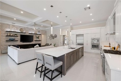 A true showpiece of modern luxury, this one of a kind Pinnacle on Calusa Pines Golf Club in Florida - for sale on GolfHomes.com, golf home, golf lot